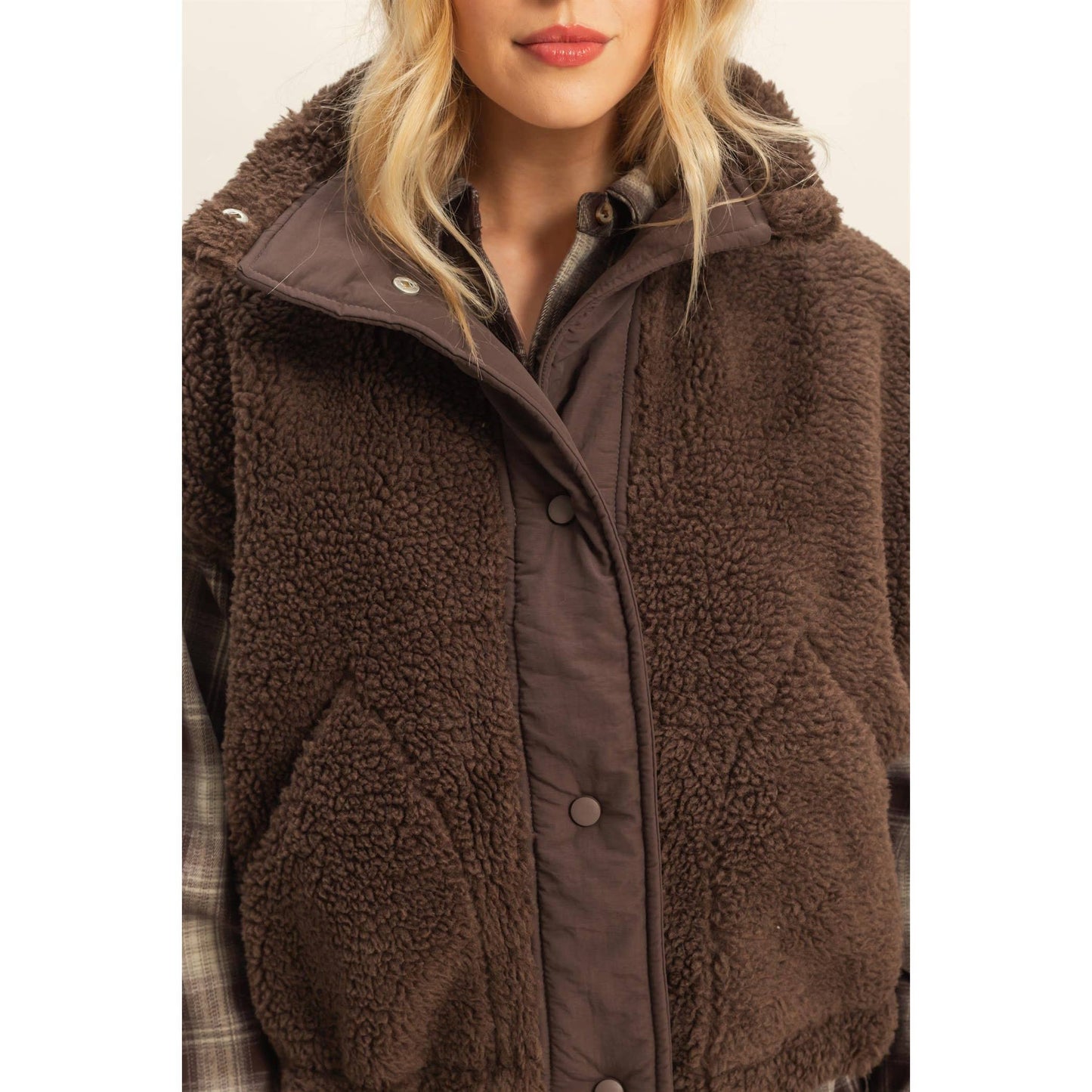 Cozy Sherpa Vest Jacket