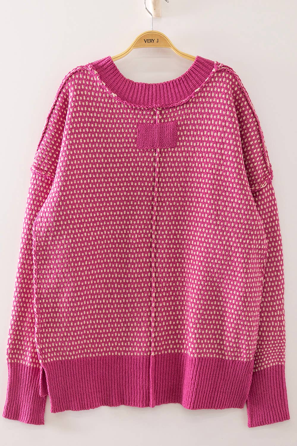 Pink Reversible Sweater