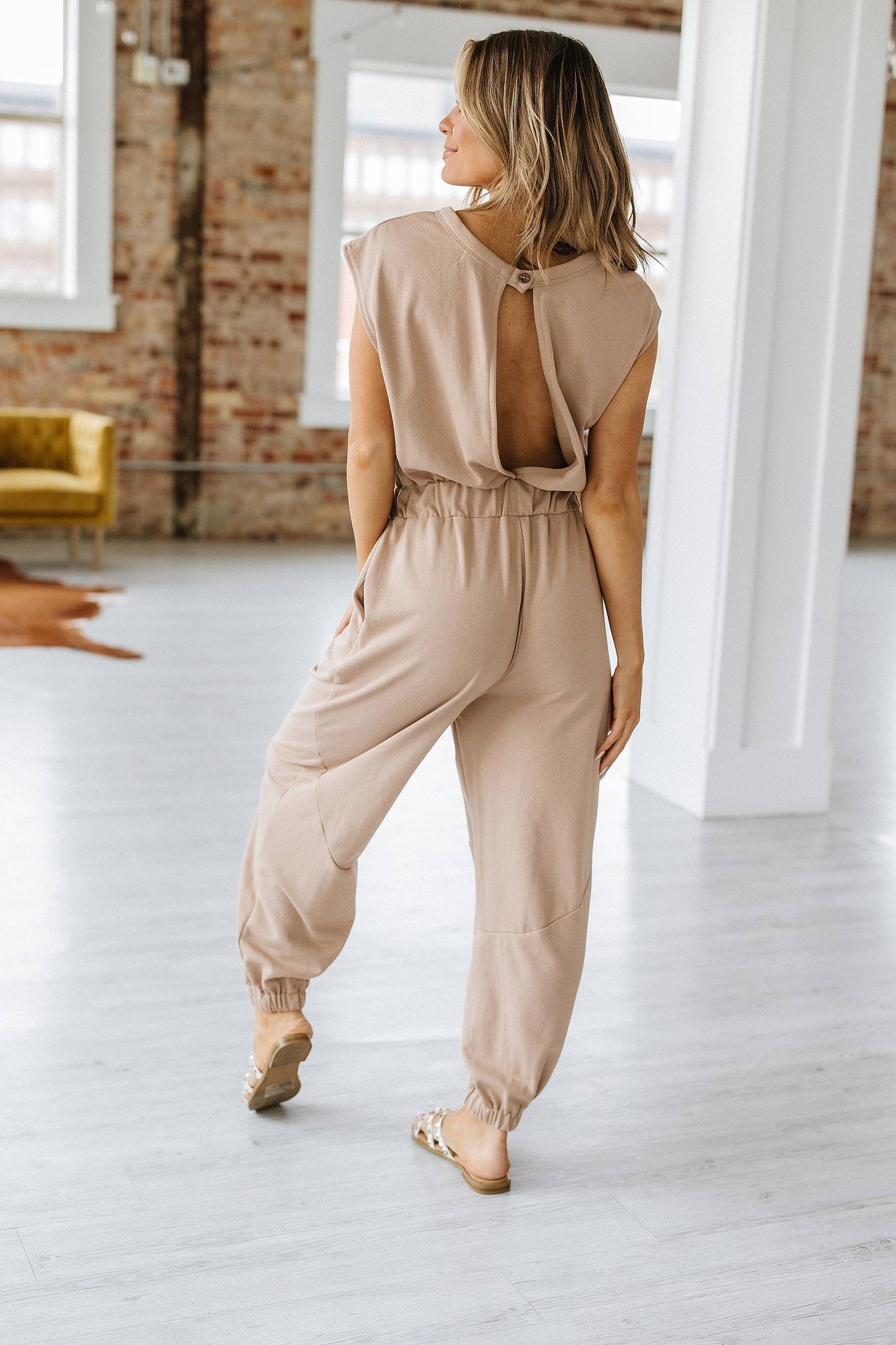 Rachel Cap Sleeve Jogger Jumpsuit