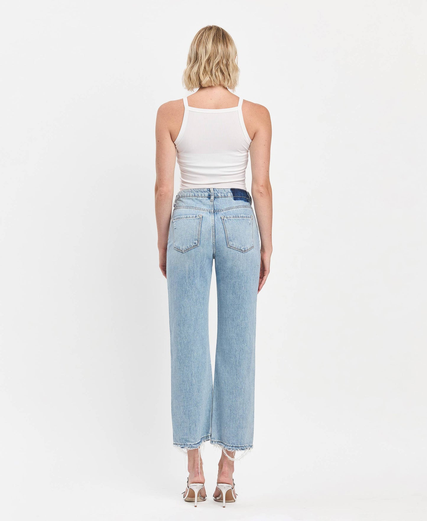 High Rise Ankle Jeans