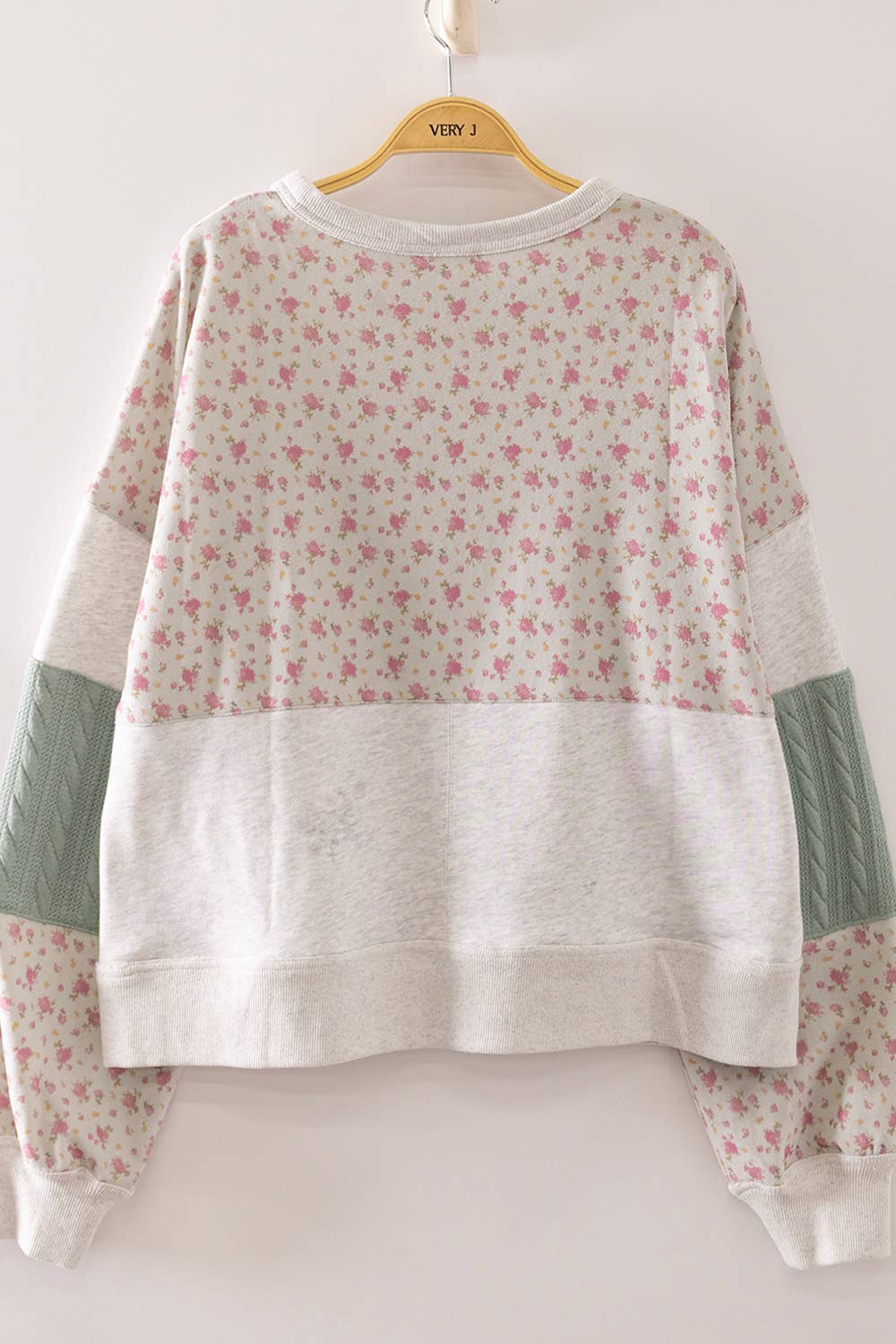 Sage Floral Top