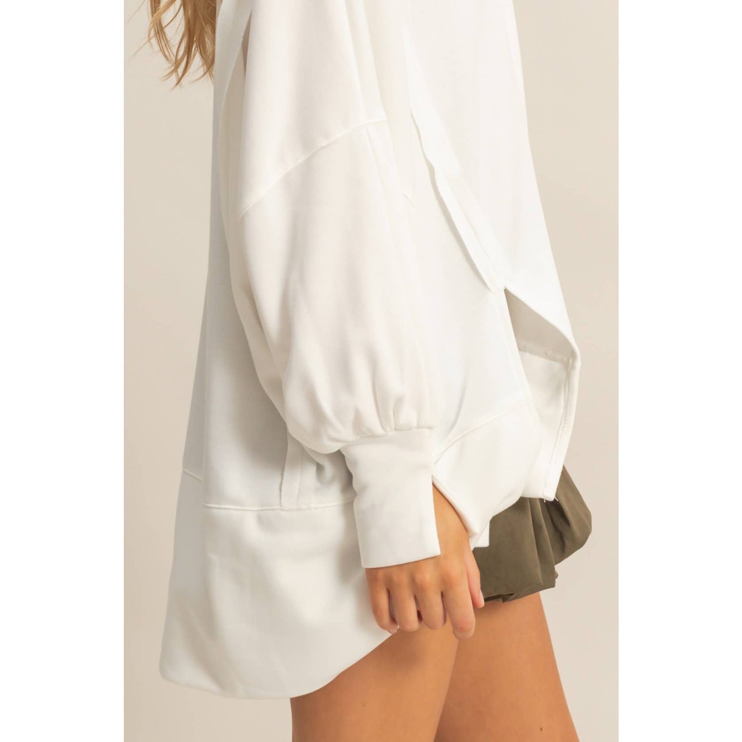 Oversized Long-Sleeve Top