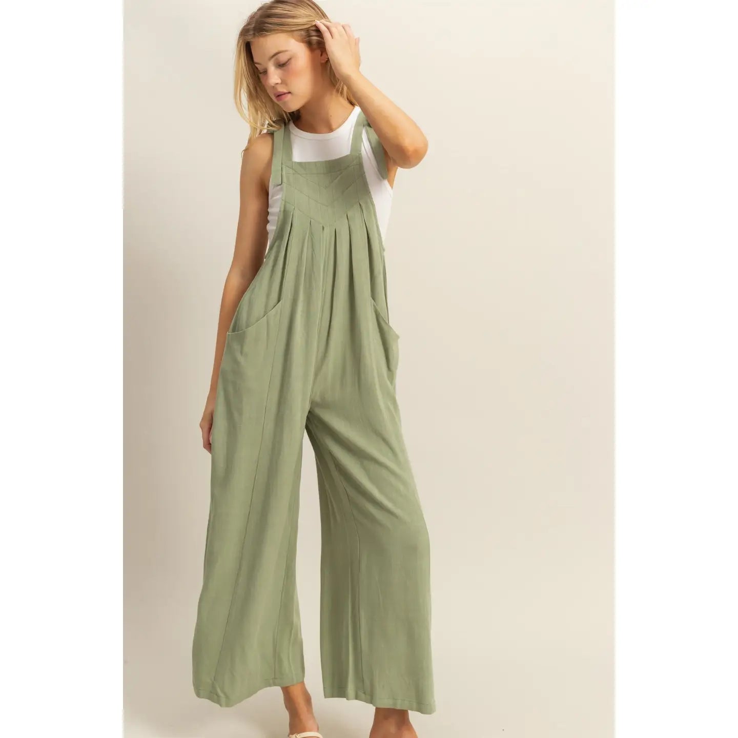 Cathy Jumpsuit - Olive