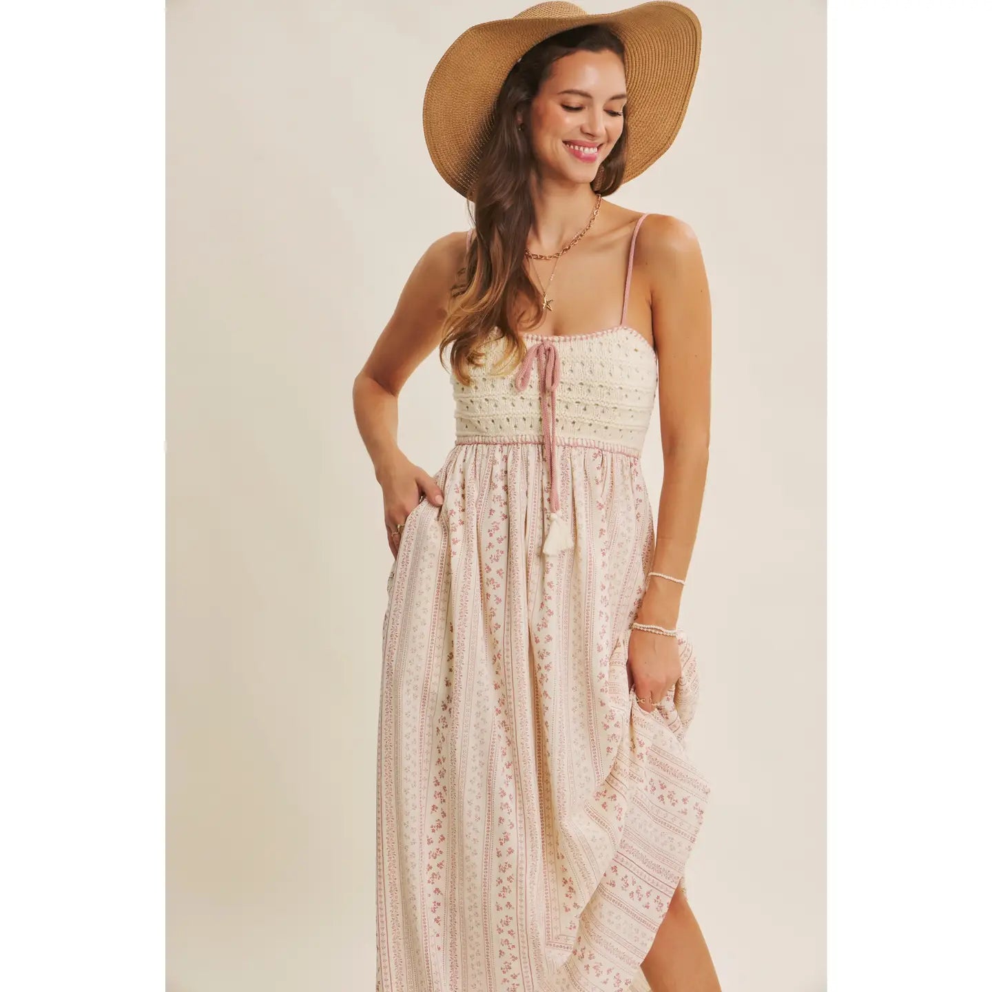 Dusty Pink Maxi Dress
