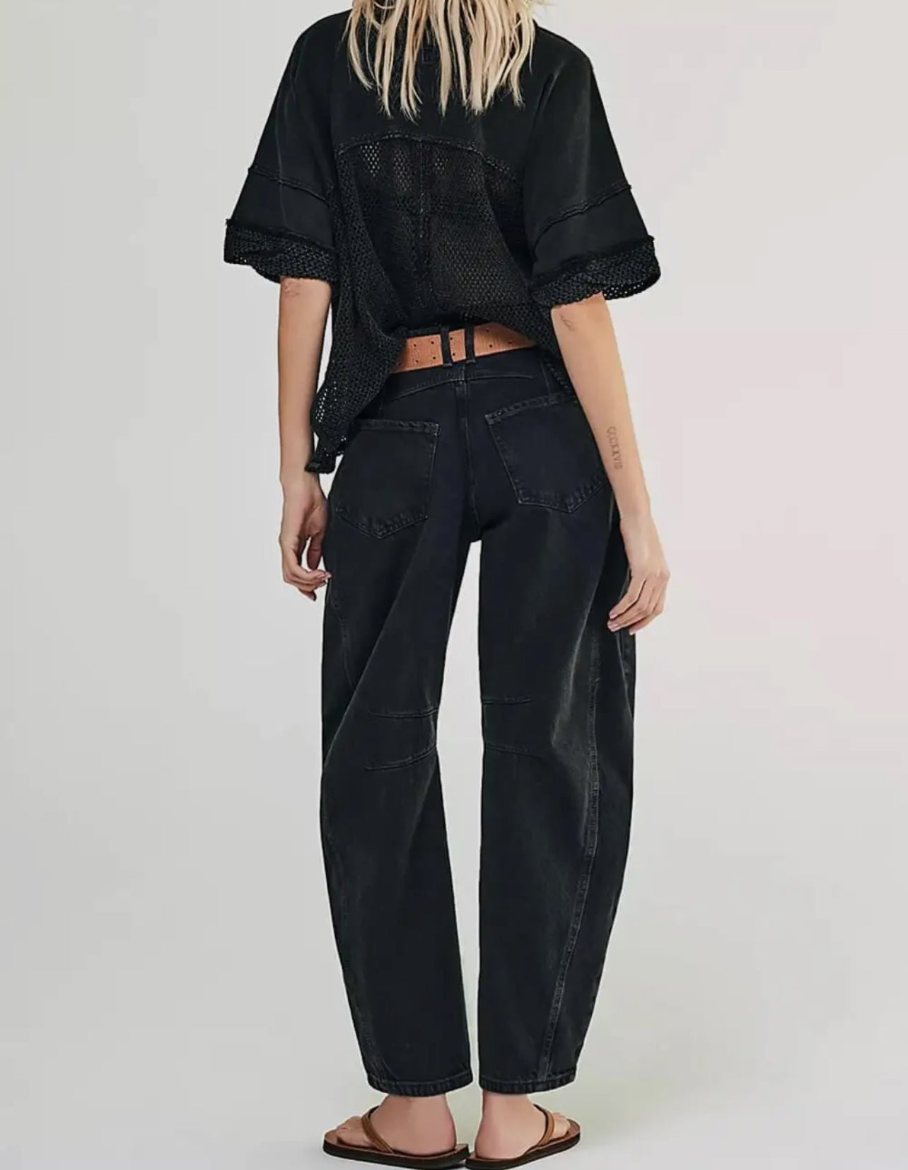 Barrel Jeans - Black