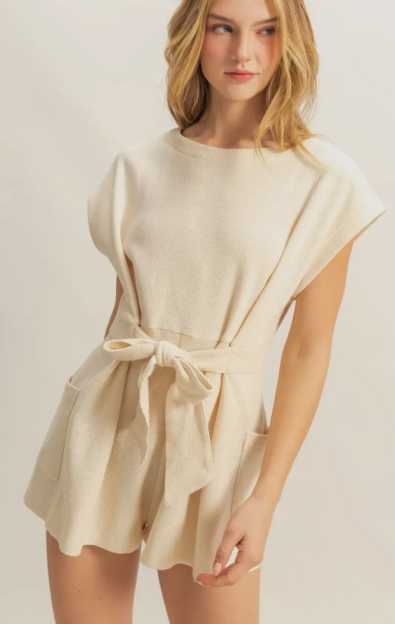 Jess Romper - Cream