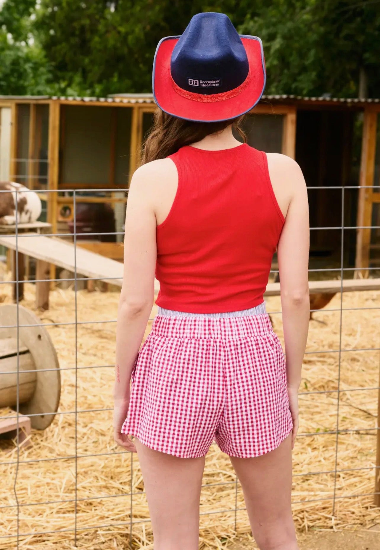 Red/Navy Boxer Shorts