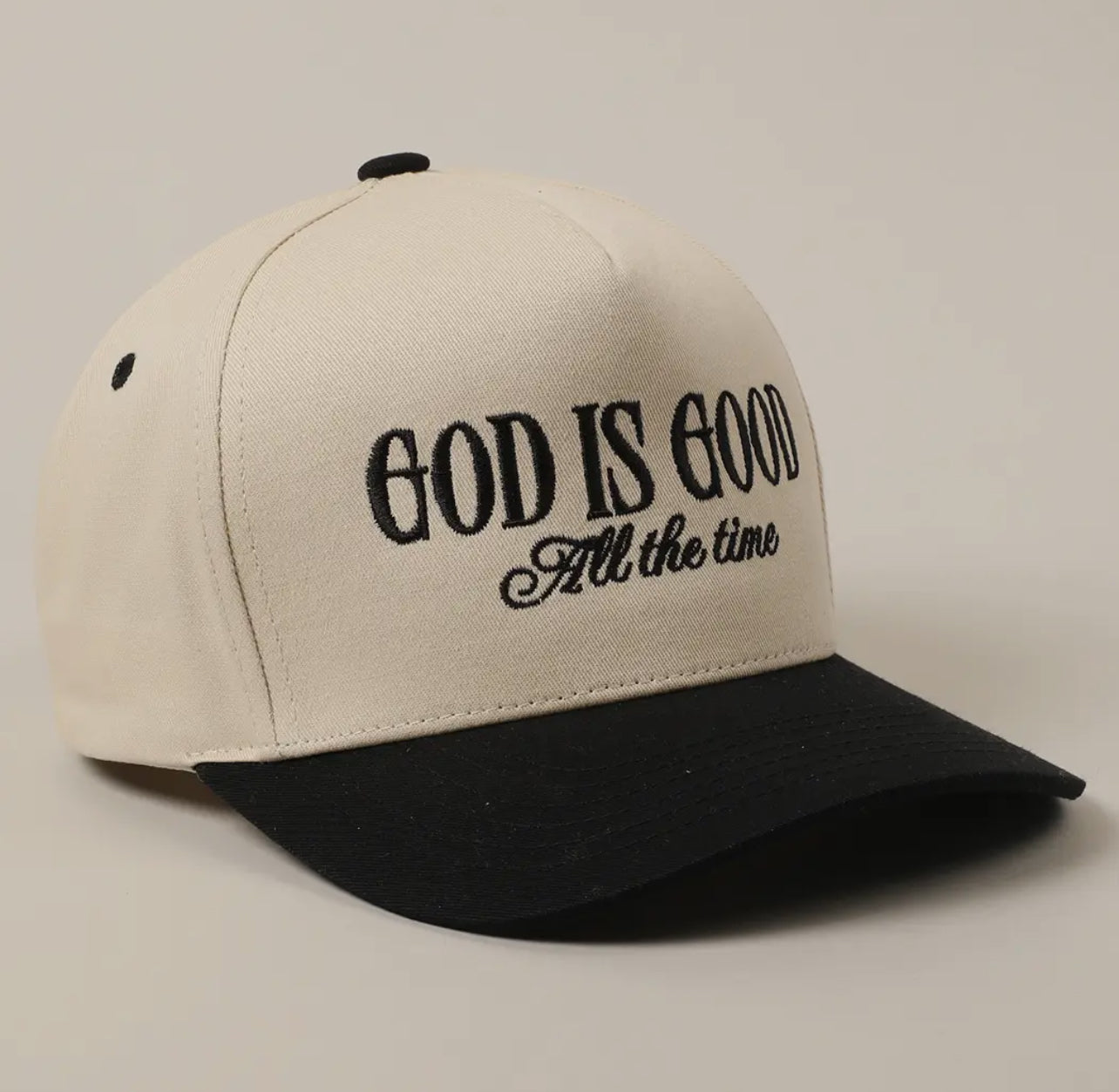 God Is Good Hat - Black