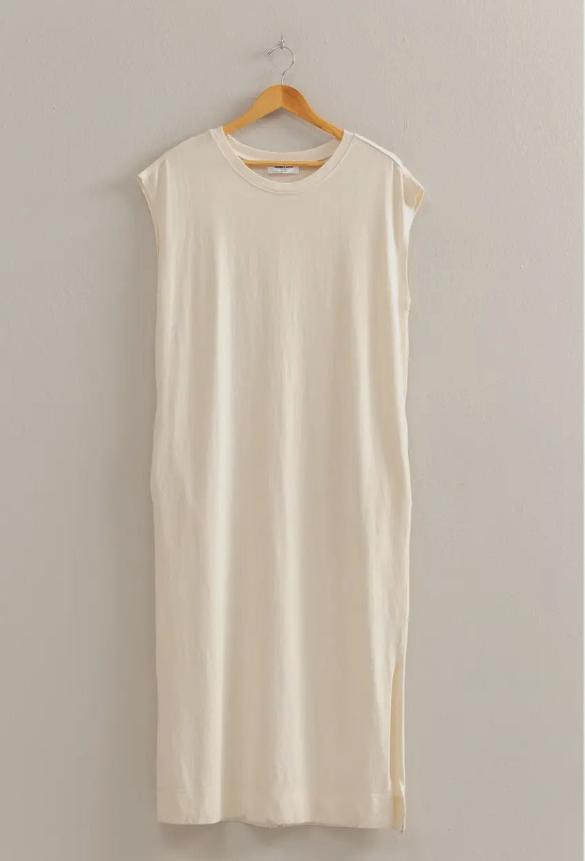Cream T-Shirt Dress