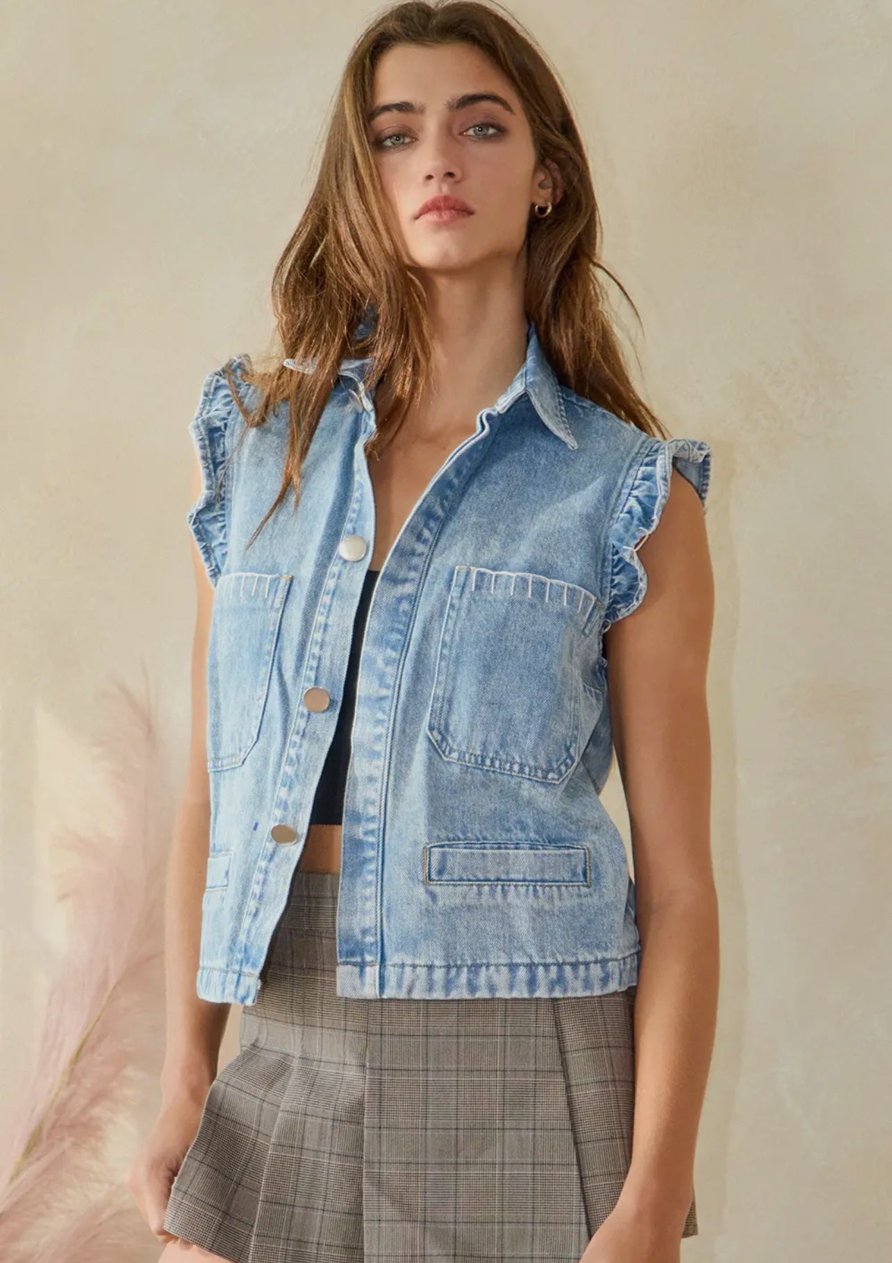 Jamie Denim Vest
