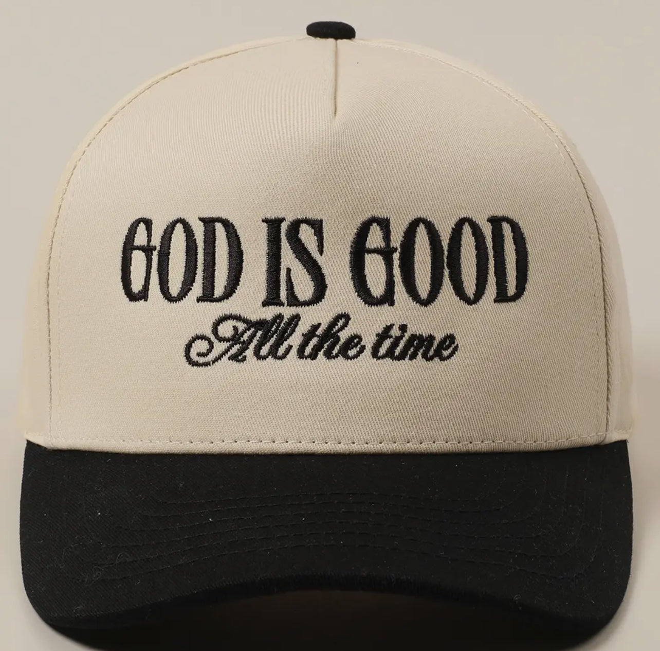 God Is Good Hat - Black