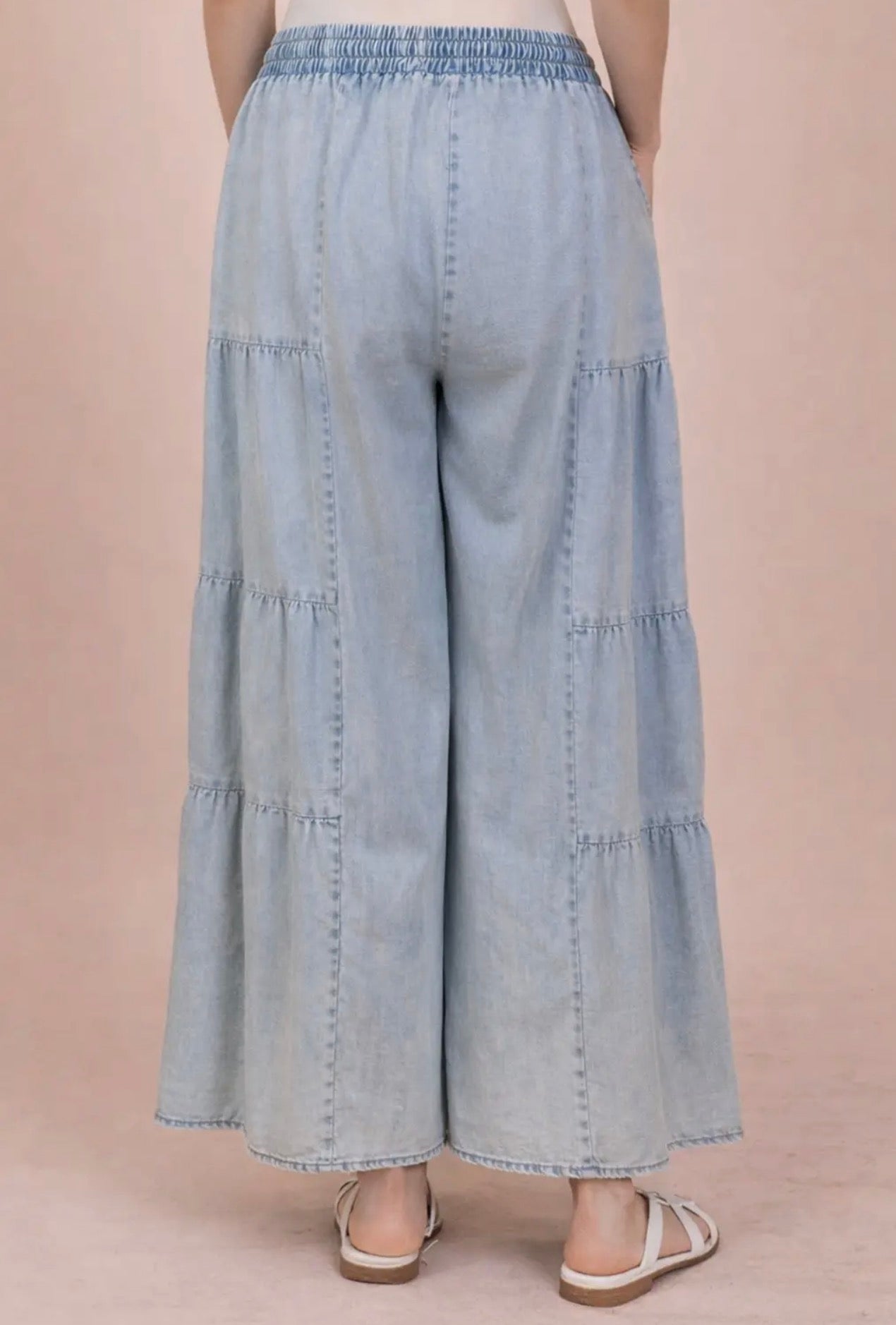 Flowy Denim Pants