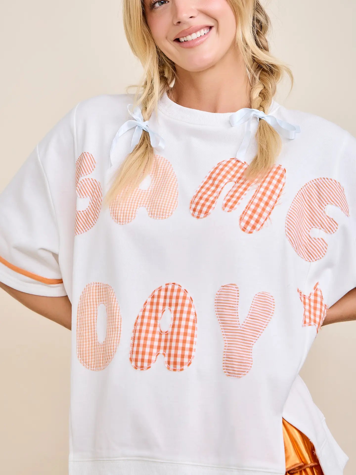 Game Day Patch Shirt - Orange