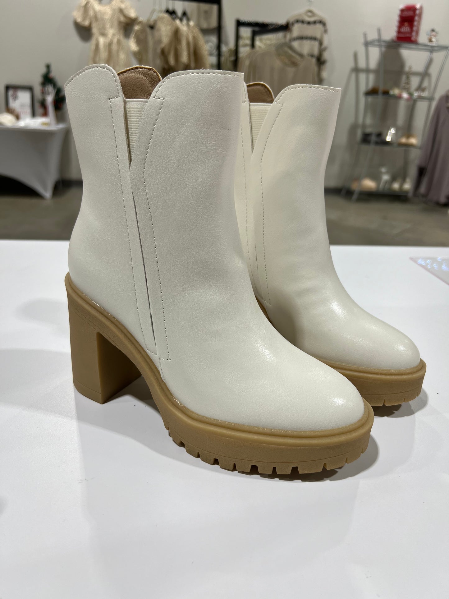 White Booties