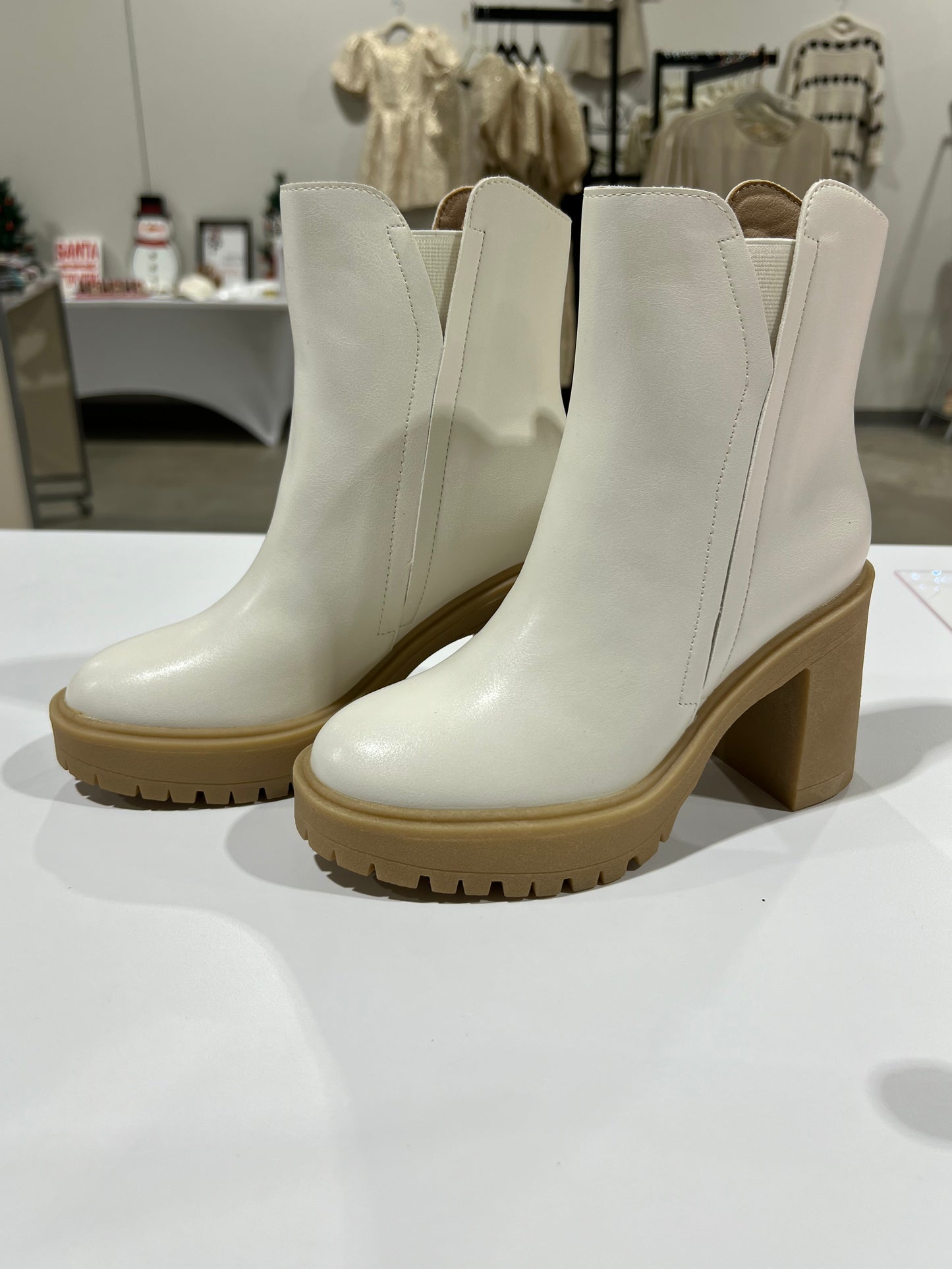 White Booties
