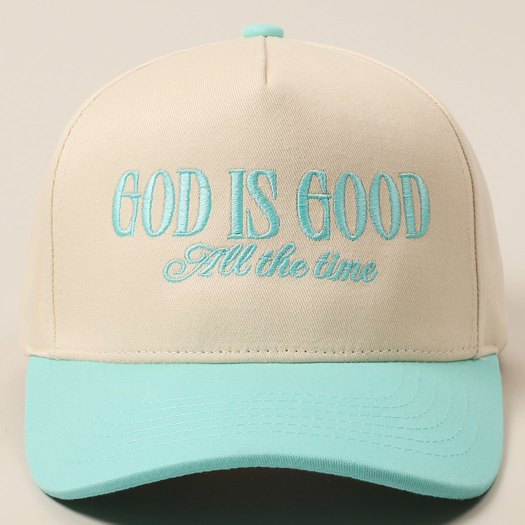 God Is Good Hat - Blue