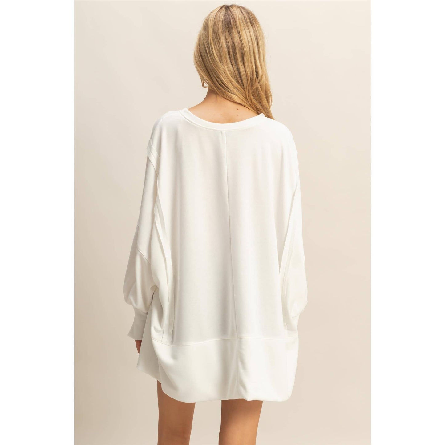 Oversized Long-Sleeve Top