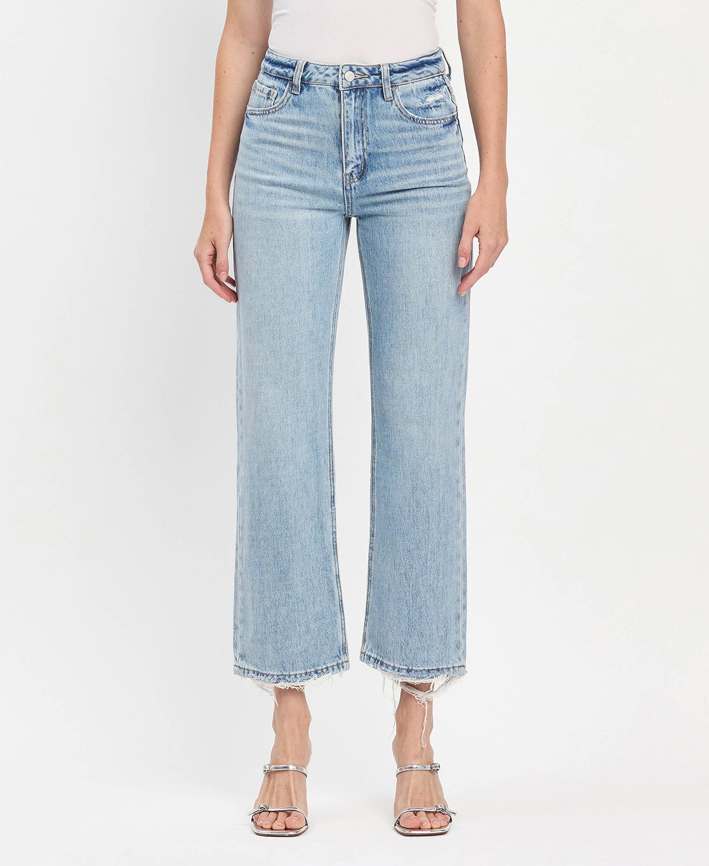 High Rise Ankle Jeans