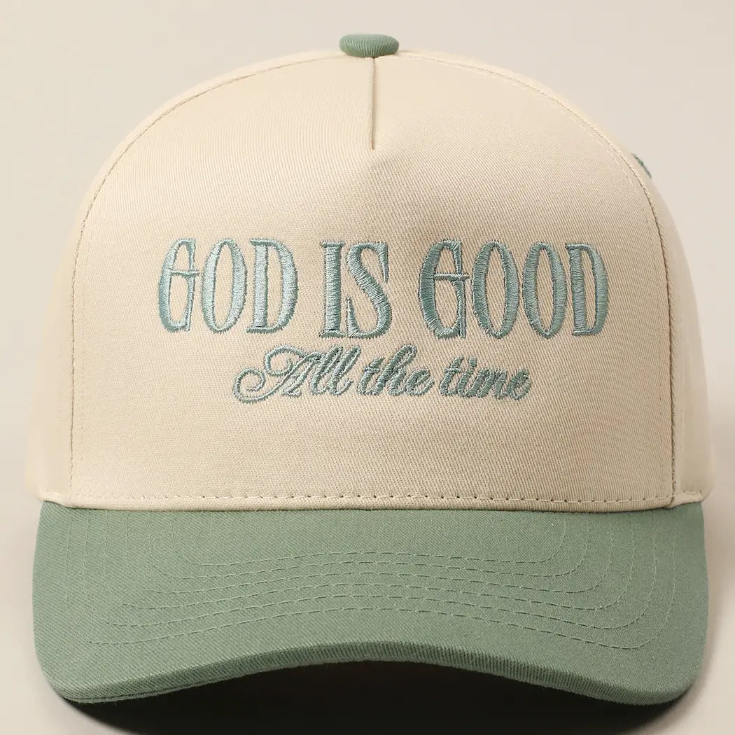 God Is Good Hat - Green