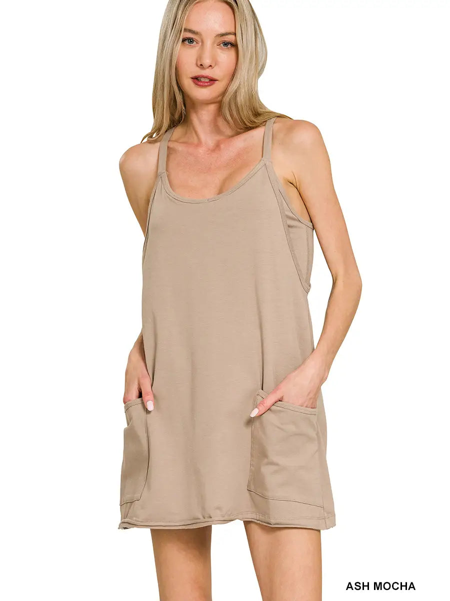 Taupe Romper