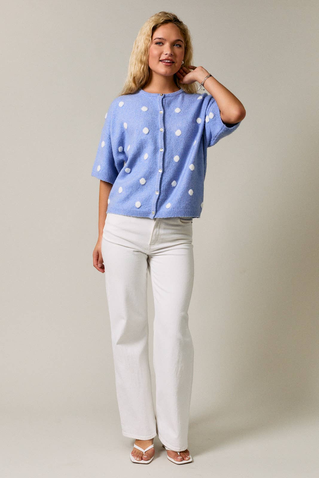 Polka Dot Cardigan