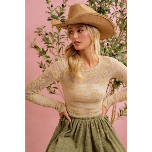FLORAL LACE TOP