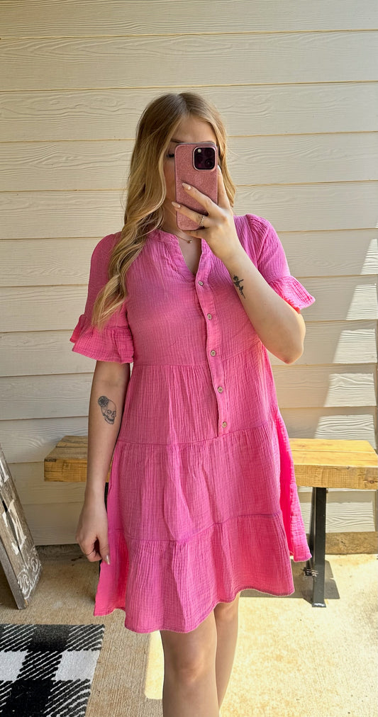 Haley Dress - Pink