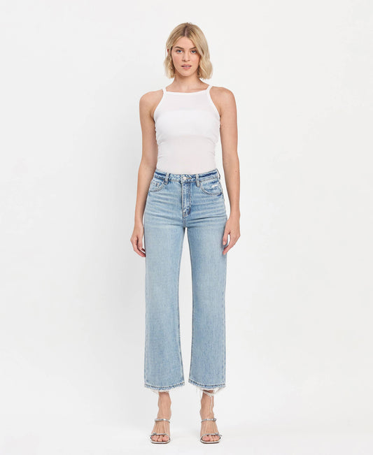 High Rise Ankle Jeans