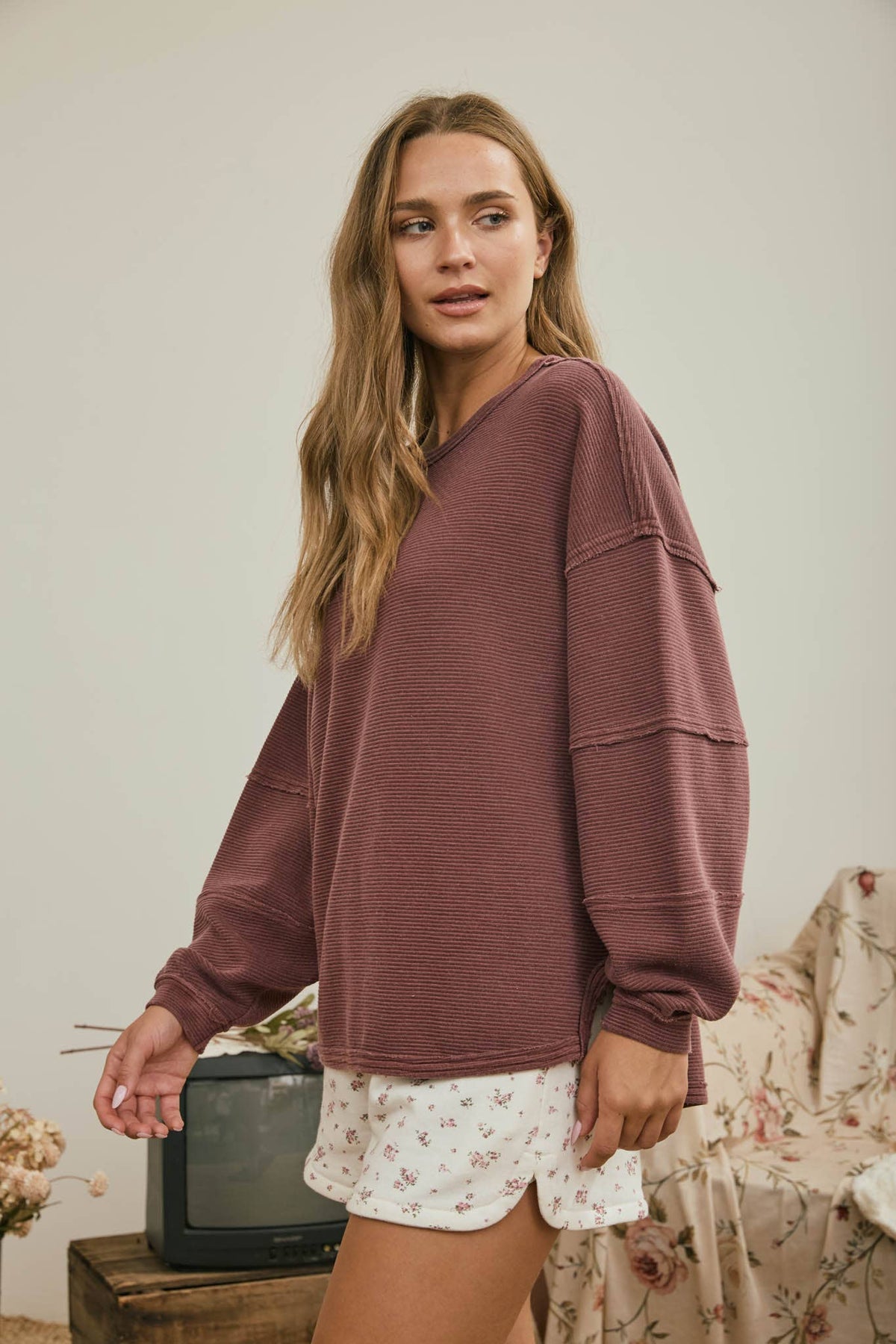 Maroon Top