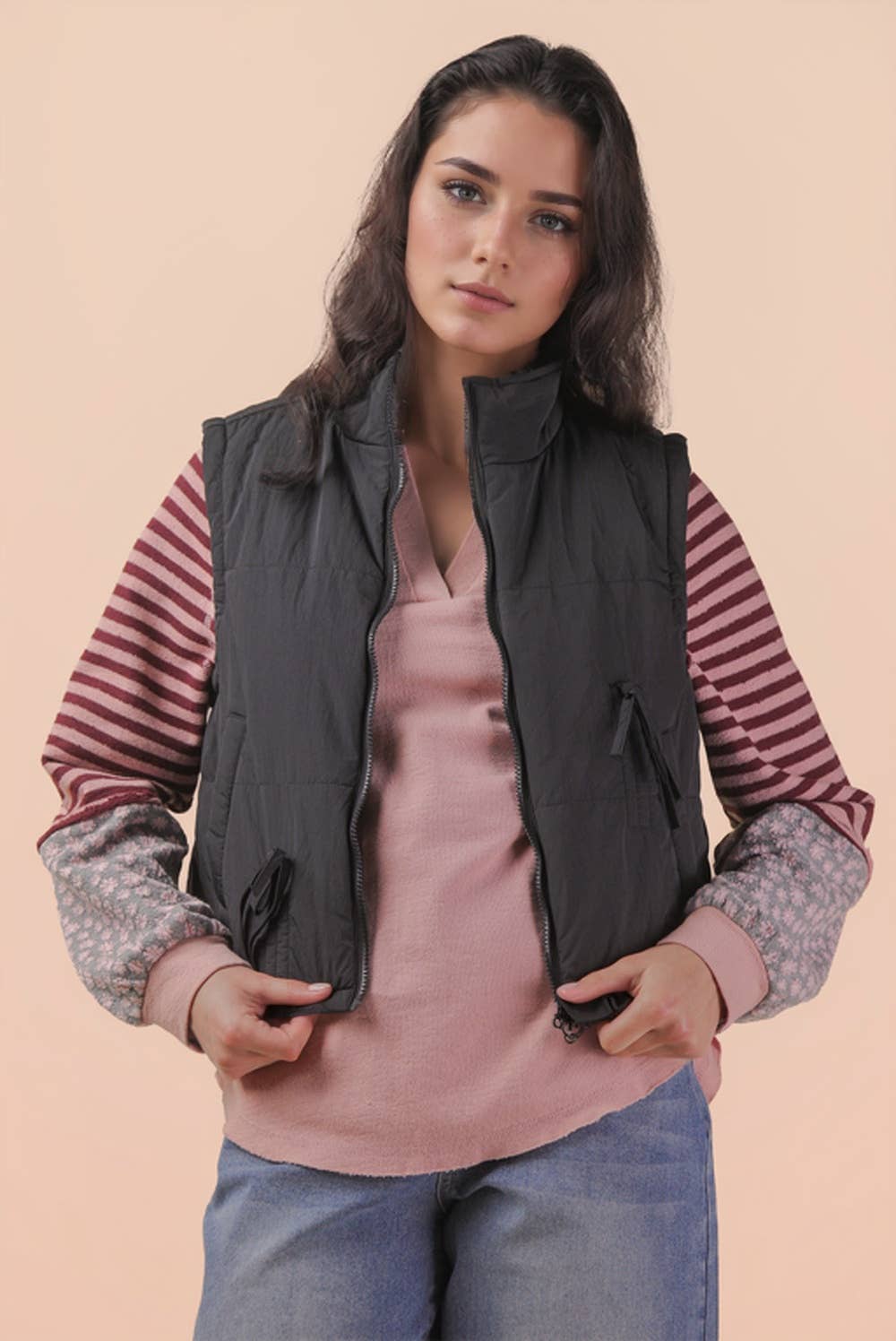 Black Puffer Vest