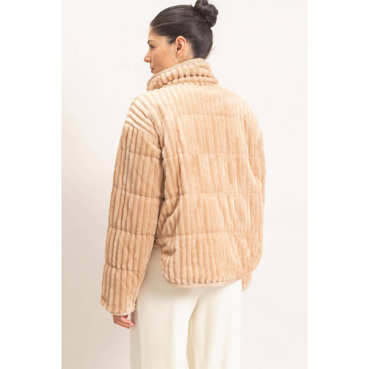 Corduroy Zip-Up Jacket