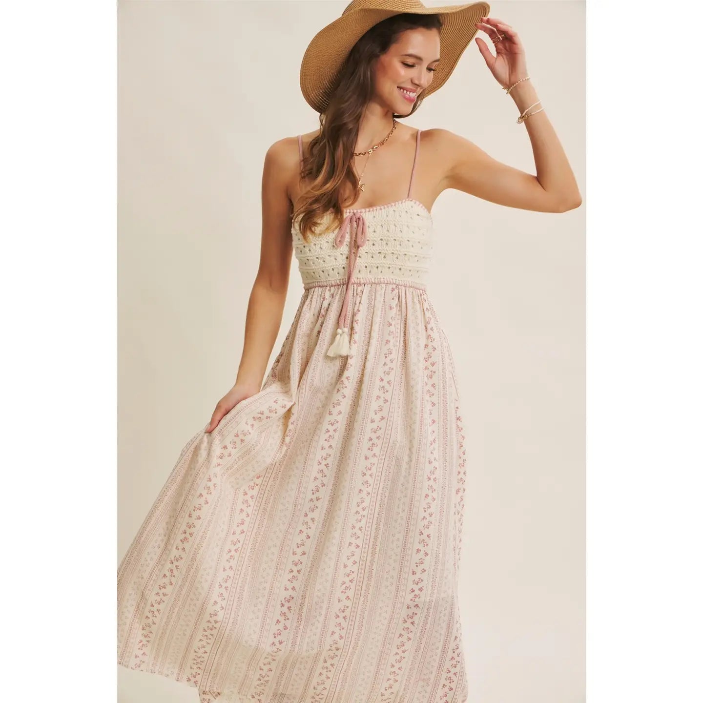 Dusty Pink Maxi Dress