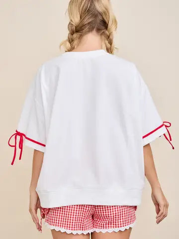 Game Day Patch Shirt - Red