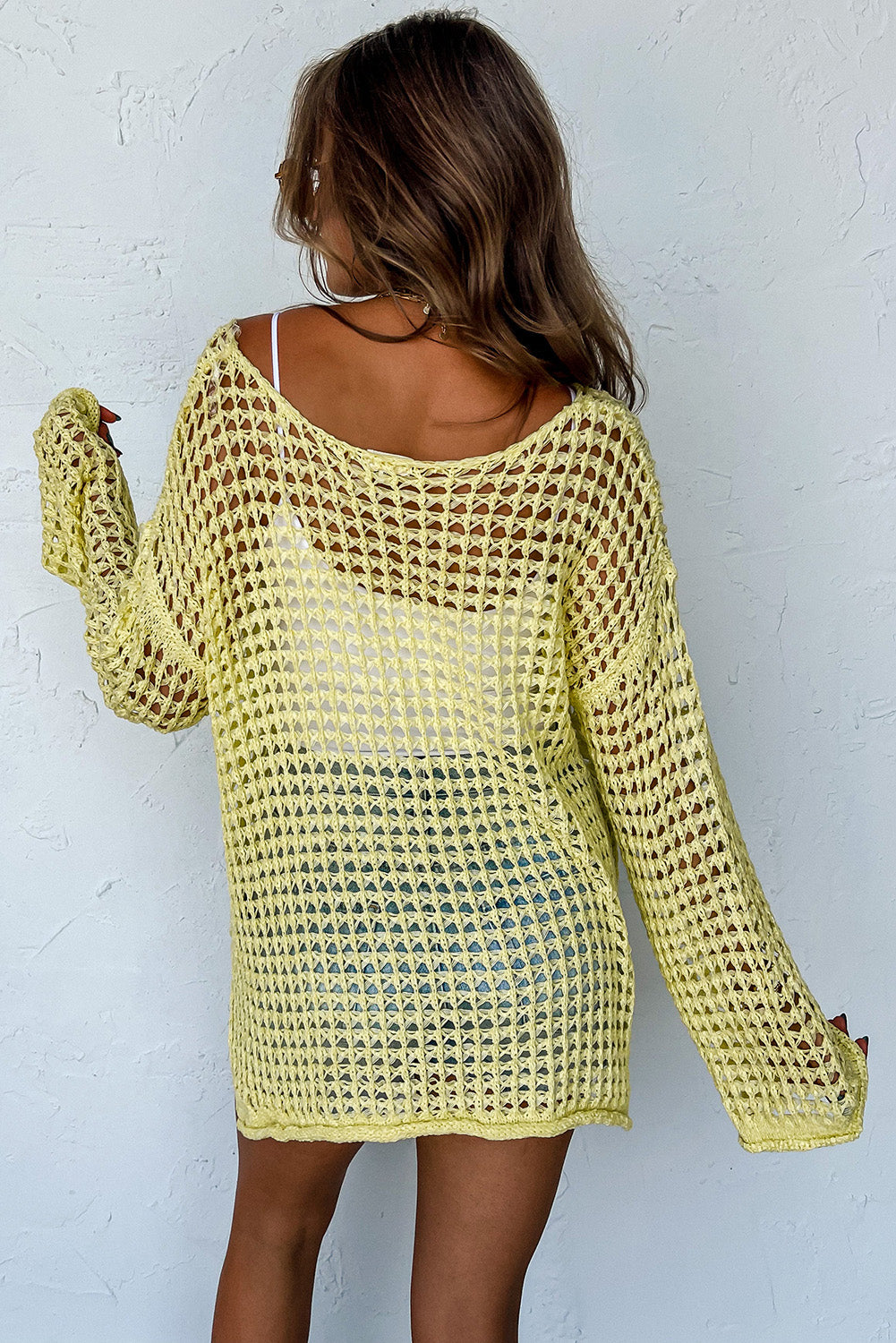 Yellow Cut Out Top