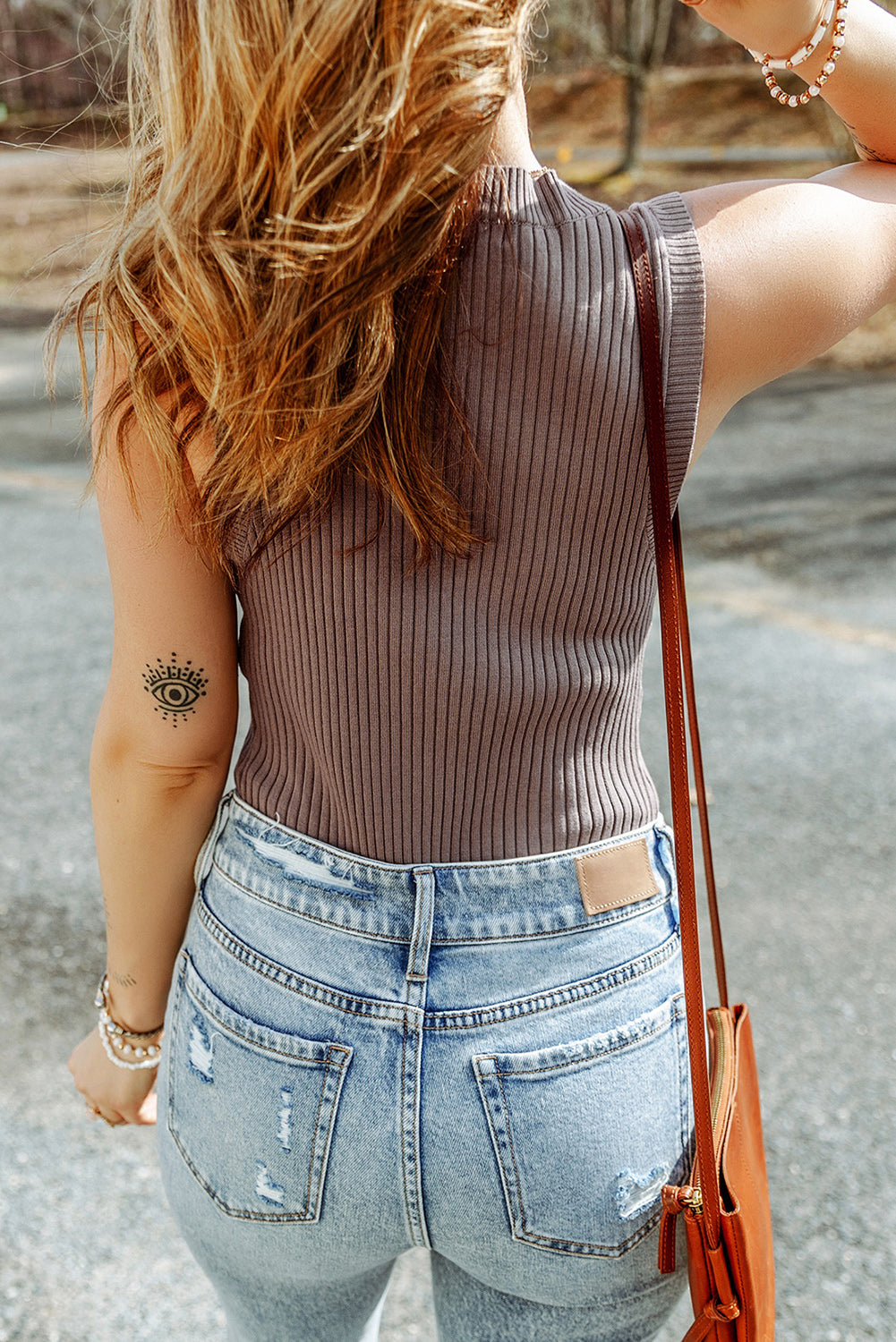 Sleeveless Ribbed Tank