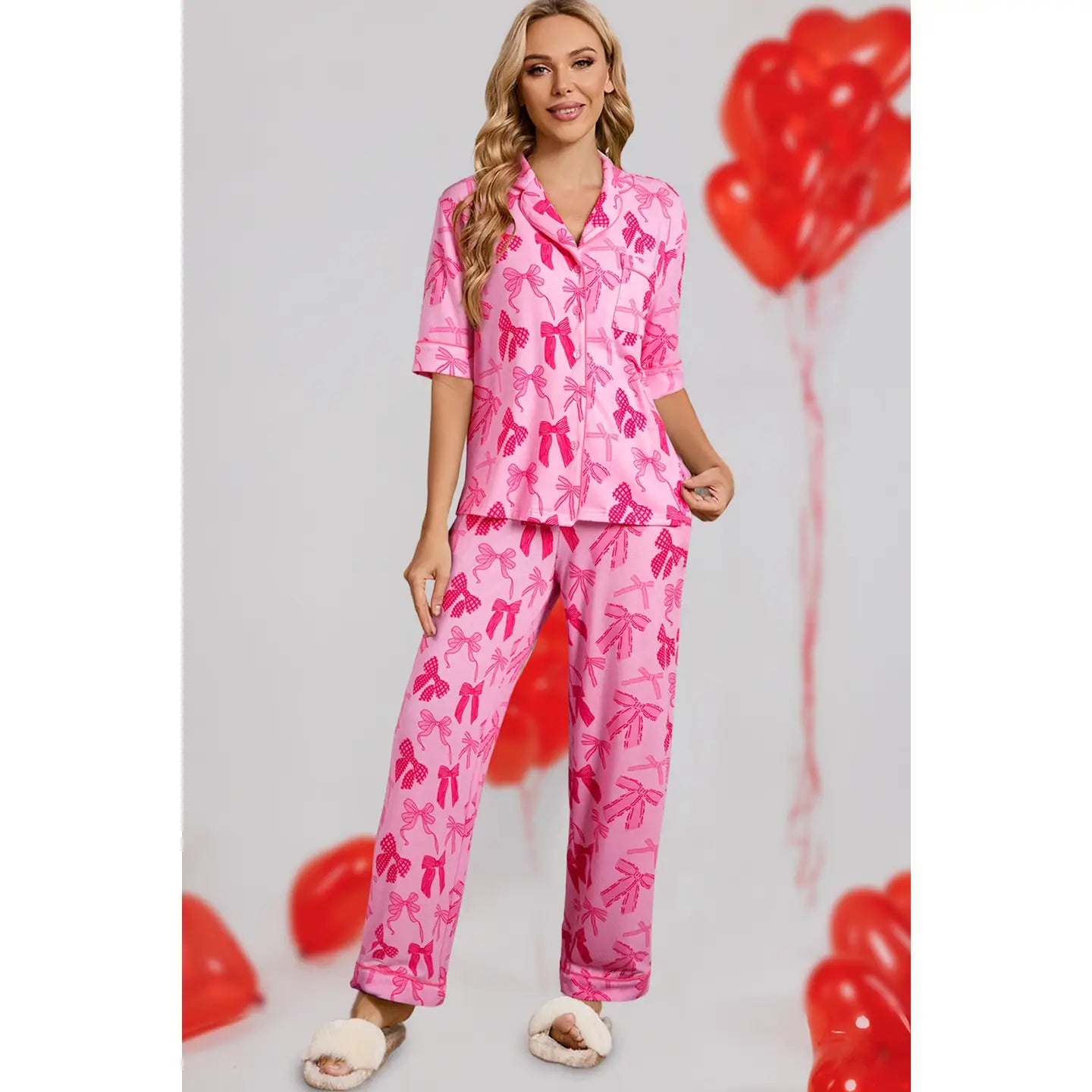 Red and Pink PJ Set