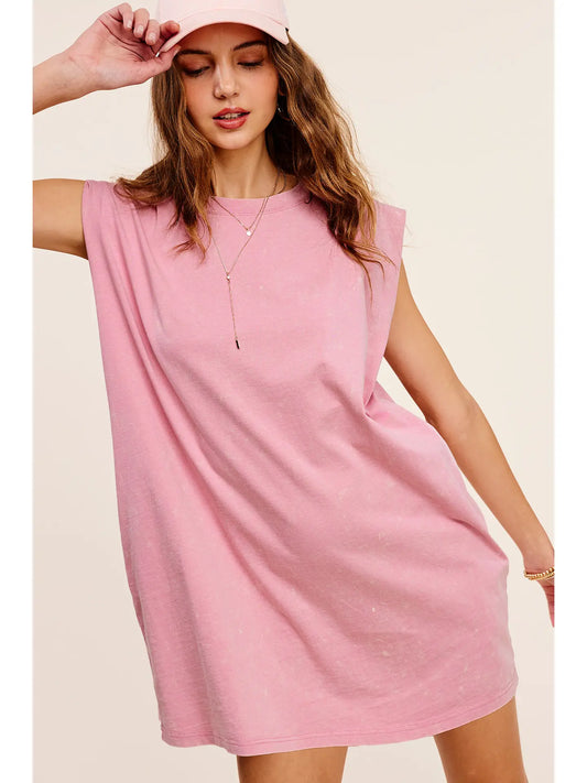 Pink Sleeveless Dress