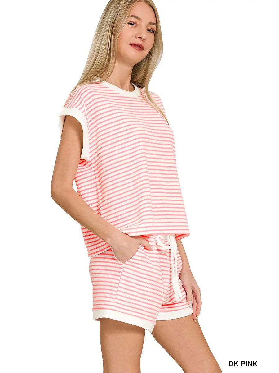 Pink Stripe Set