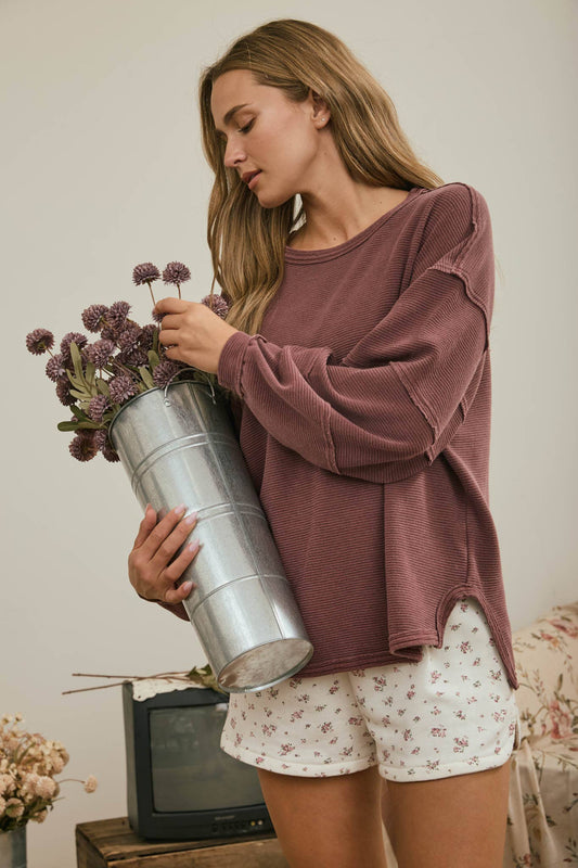 Maroon Top