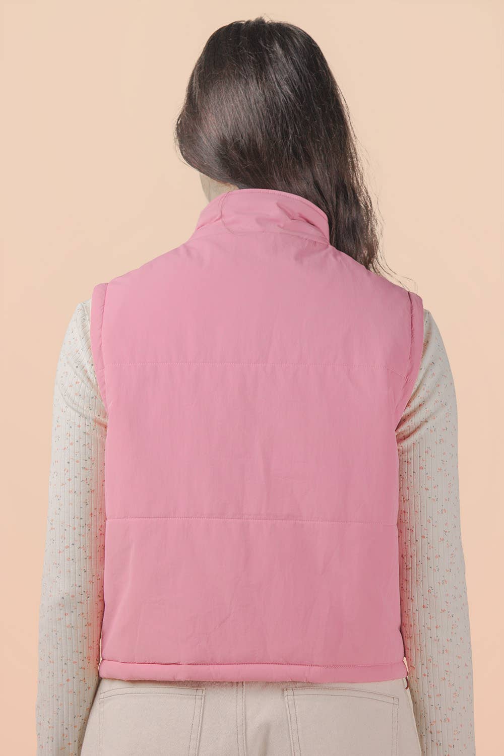 Pink Puffer Vest