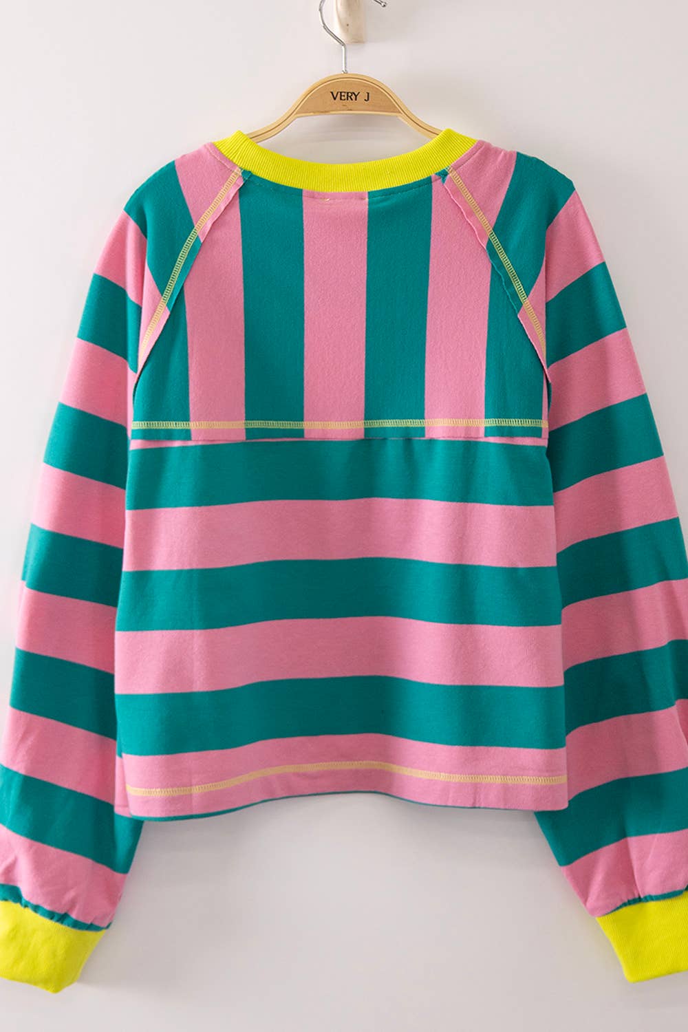 PINK/SEAFOAM Top