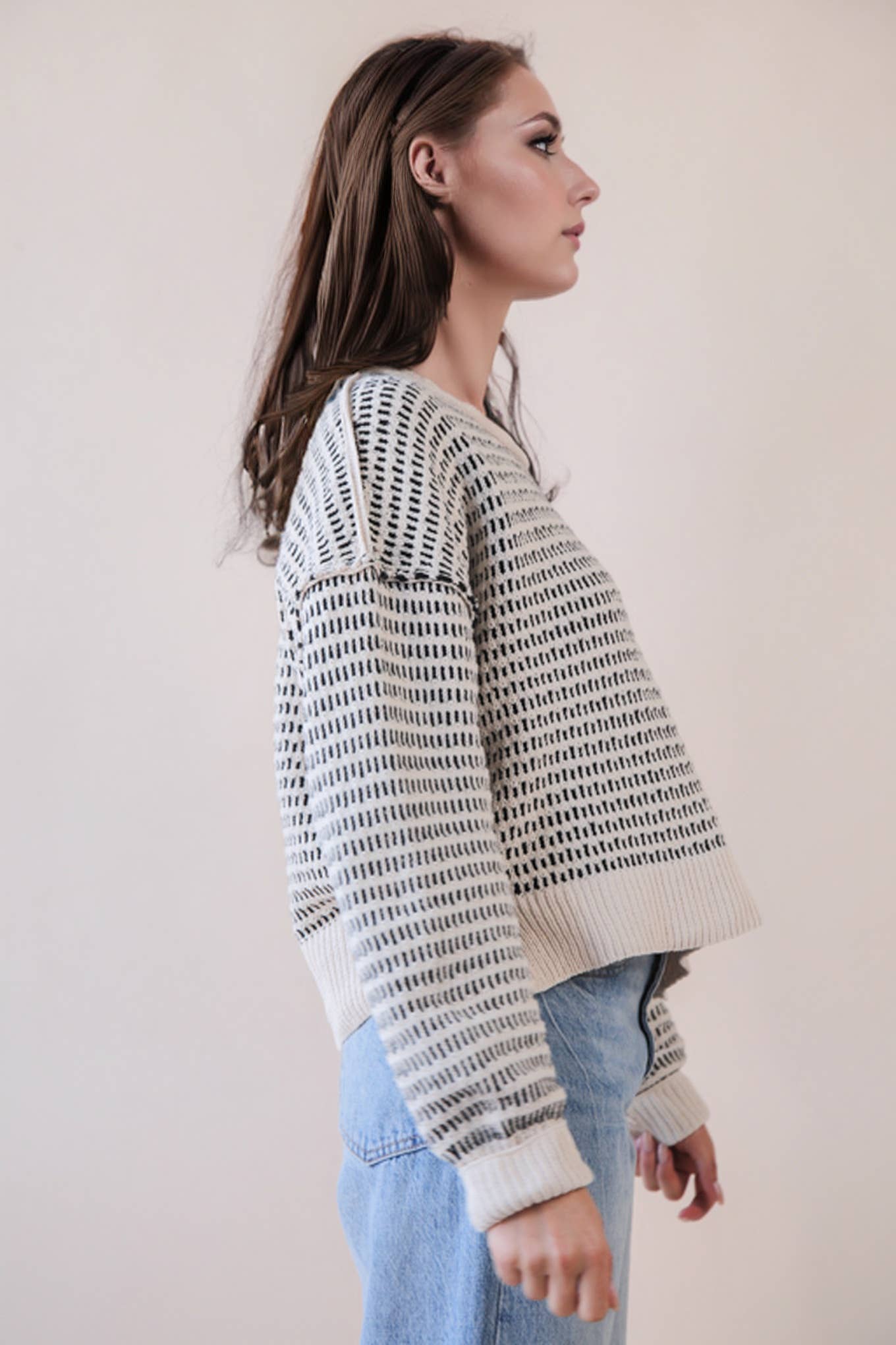 Black Stripe Sweater