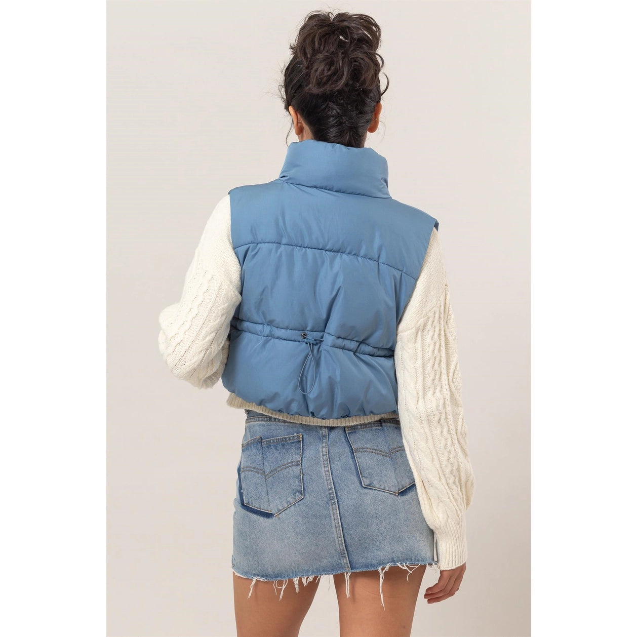 Blue Puffer Vest