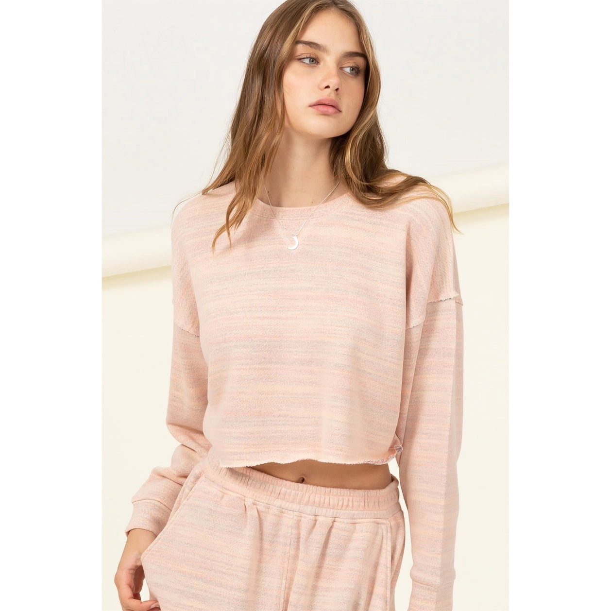 Emily Crop Top - Blush