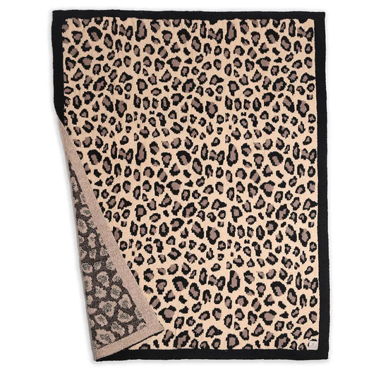 Leopard Throw Blanket - Brown