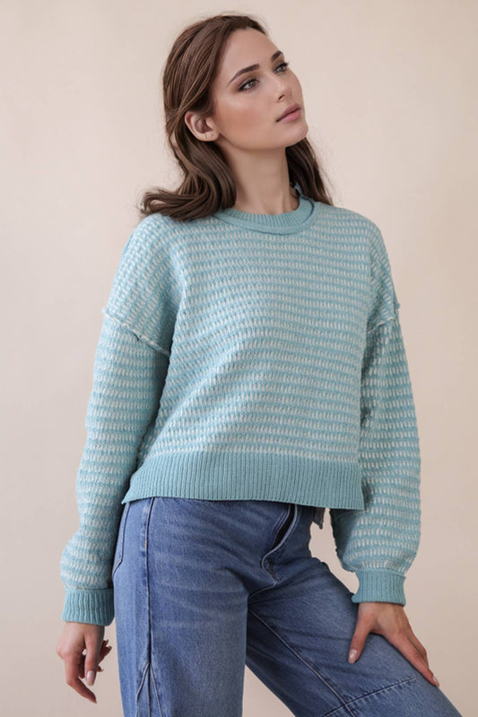 Blue Stripe Sweater