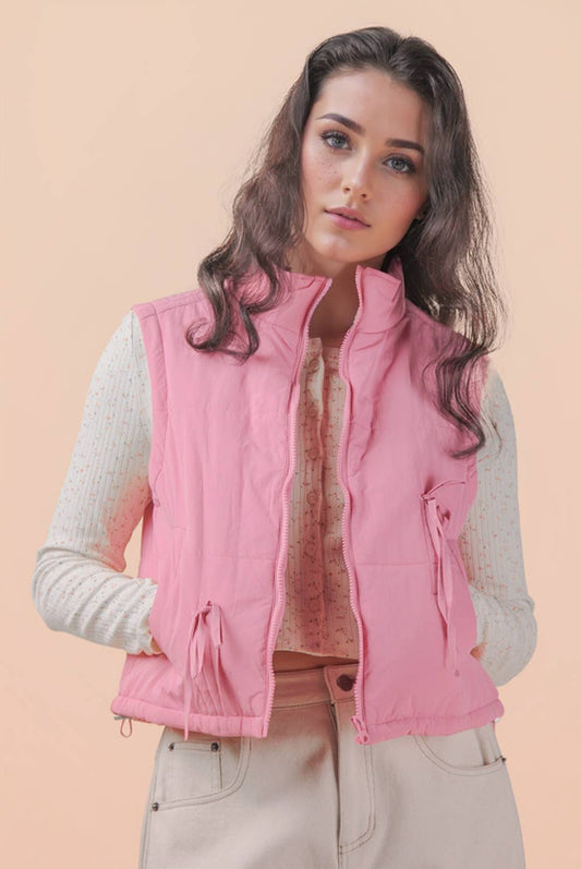 Pink Puffer Vest