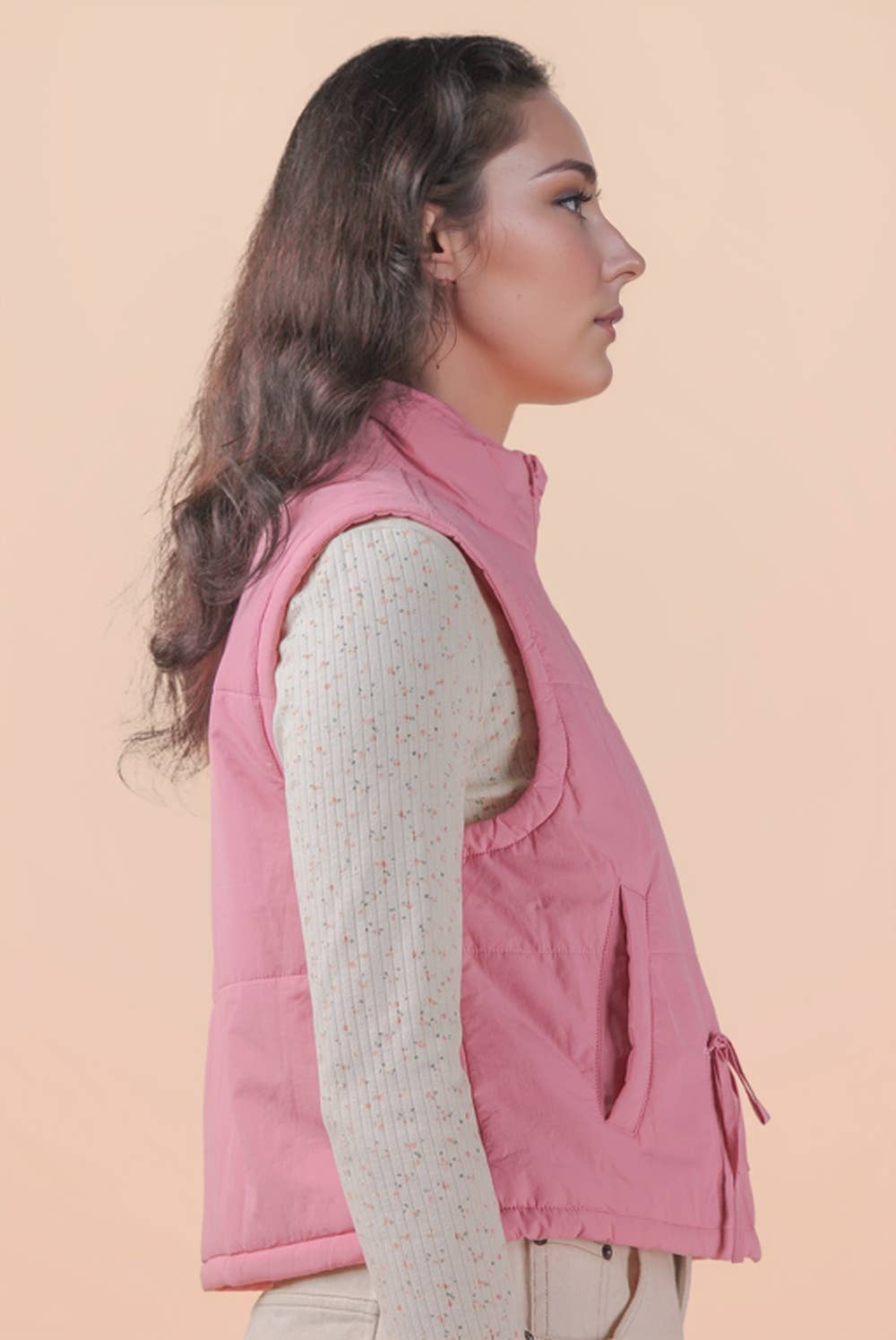 Pink Puffer Vest