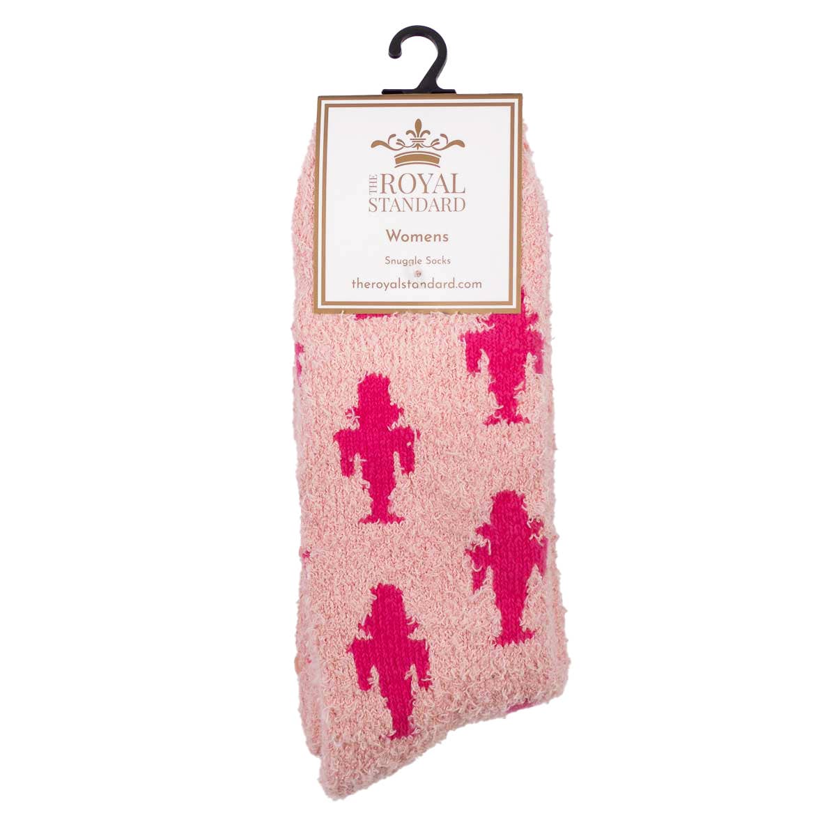 Women's Nutcracker Snuggle Socks in Pink