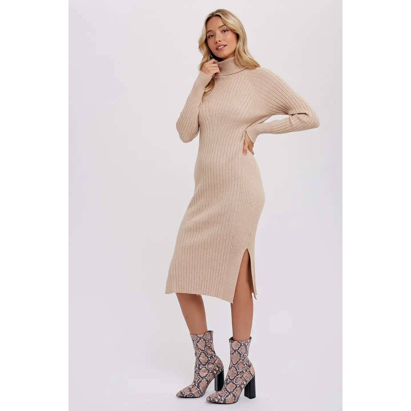 turtleneck Sweater Dress